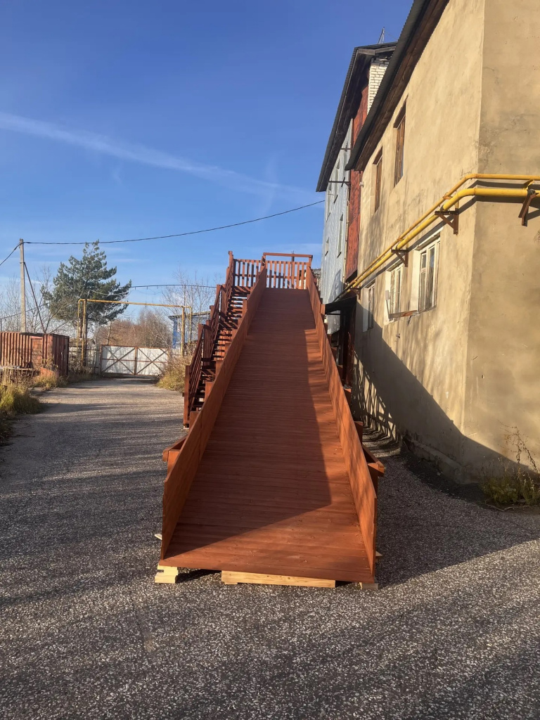 Зимняя горка Custwood Арктик-8 (цвет тик, скат 16 метров) - фото 25