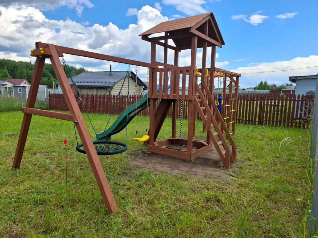 Детская деревянная игровая площадка для улицы дачи CustWood Active 5 - фото 19