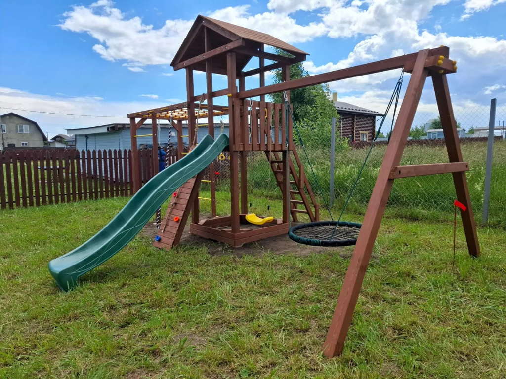 Детская деревянная игровая площадка для улицы дачи CustWood Active 5 - фото 22
