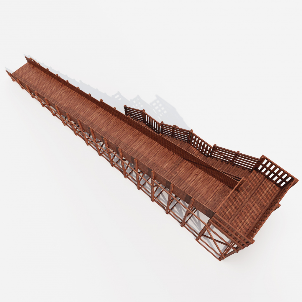 Зимняя горка Custwood Арктик-8 (цвет тик, скат 16 метров) - фото 15