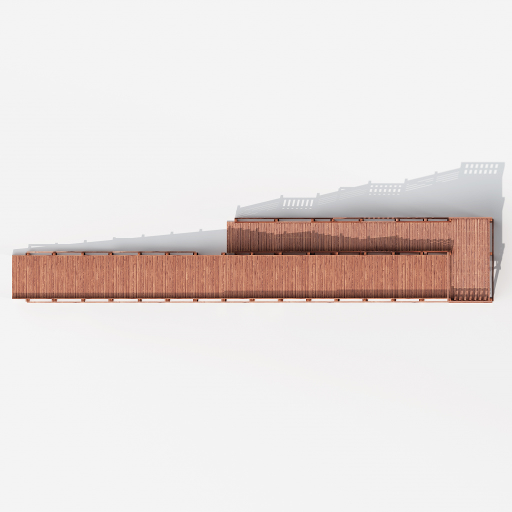 Зимняя горка Custwood Арктик-8 (цвет тик, скат 16 метров) - фото 19