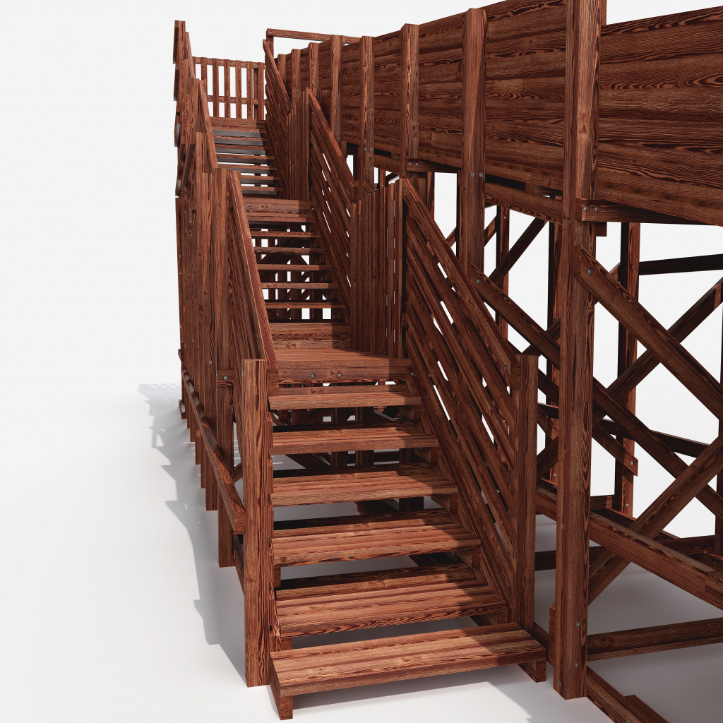 Зимняя горка Custwood Арктик-8 (цвет тик, скат 16 метров) - фото 20