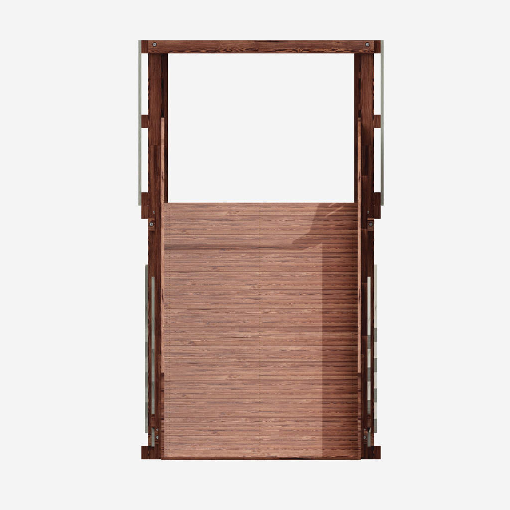 Зимняя горка Custwood Арктик-3   (тик / белый скат 5 метров) - фото 16