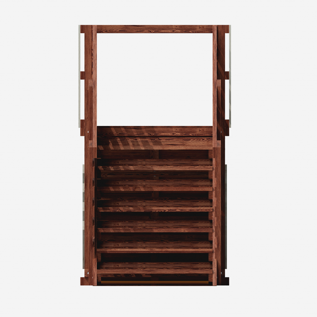 Зимняя горка Custwood Арктик-3   (тик / белый скат 5 метров) - фото 17