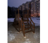 Зимняя деревянная горка CustWood Winter W1 (лестница сзади,скат 2,5 м) - фото 11