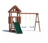 Детская площадка CustWood Junior Color JC1 с деревянной крышей - фото 2