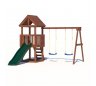 Детская площадка CustWood Junior Color JC1 с деревянной крышей - фото 4