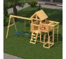 Детская площадка CustWood Junior J9 с деревянной крышей