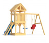 Детская деревянная игровая площадка для улицы дачи CustWood Scout S2 с деревянной крышей - фото 7
