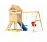 Детская деревянная игровая площадка для улицы дачи CustWood Scout S2 с деревянной крышей - фото 8