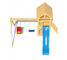 Детская деревянная игровая площадка для улицы дачи CustWood Scout S2 с деревянной крышей - фото 10