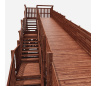 Зимняя горка Custwood Арктик-8 (цвет тик, скат 16 метров) - фото 23