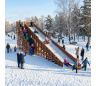 Зимняя горка Custwood Арктик-8 (цвет тик, скат 16 метров) - фото 3