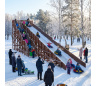 Зимняя горка Custwood Арктик-8 (цвет тик, скат 16 метров) - фото 6
