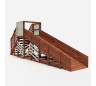 Зимняя горка Custwood Арктик-3   (тик / белый скат 5 метров) - фото 6
