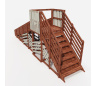 Зимняя горка Custwood Арктик-3   (тик / белый скат 5 метров) - фото 11