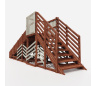 Зимняя горка Custwood Арктик-3   (тик / белый скат 5 метров) - фото 12
