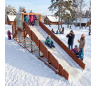Зимняя горка Custwood Арктик-3   (тик / белый скат 5 метров) - фото 2