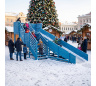 Зимняя горка Custwood Арктик-4 (белый/голубой скат 6,5 метров) - фото 5
