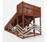 Зимняя горка Custwood Арктик-4 (тик/белый скат 6,5 метров) - фото 10