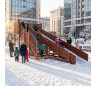 Зимняя горка Custwood Арктик-4 (тик/белый скат 6,5 метров) - фото 3