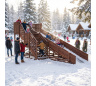 Зимняя горка Custwood Арктик-4 (тик/белый скат 6,5 метров) - фото 5