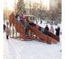 Зимняя горка Custwood Арктик-4 (тик/белый скат 6,5 метров) - фото 8